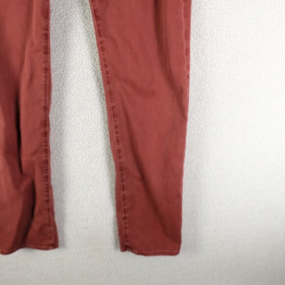 Ag Adriano Goldschmied Jeans Mens 34X34 Red The Matchbox Slim Straight Stretch - Picture 3 of 12